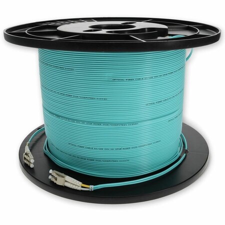 Add-On Addon 12.5M Lc (Male) To Lc (Male) Aqua Om4 Duplex Riser-Rated Fiber ADD-LC-LC-12-5M5OM4