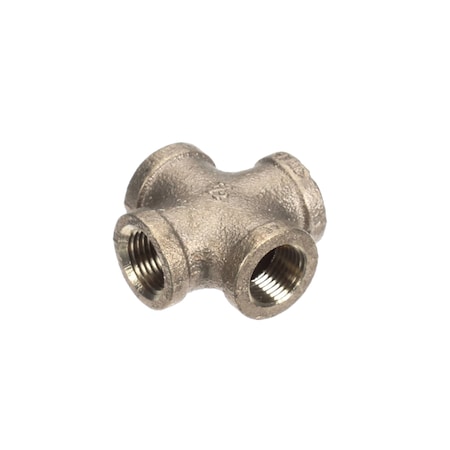 Champion - Moyer Diebel Cross, 4-Way Pipe Fitting, 1/2in Inside NPT, Brass 100598