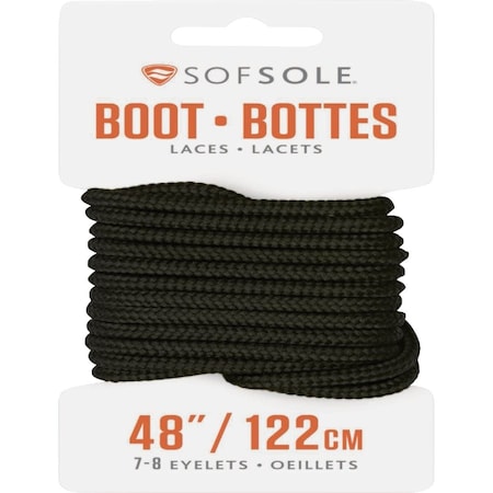 Sof Sole 48'' Black Boot Laces 84718