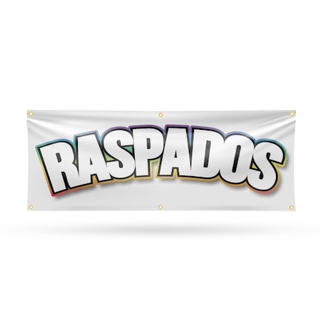 Signmission Raspados, 24 Inch x 72 Inch, Vinyl Banner B-72-30829