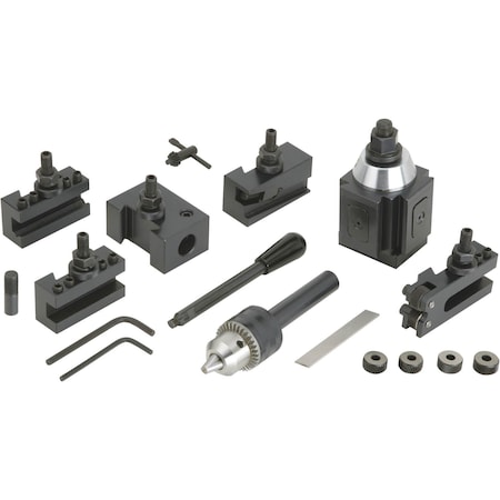 Grizzly 17 Pc. Quick Change Tool Post Set T10166
