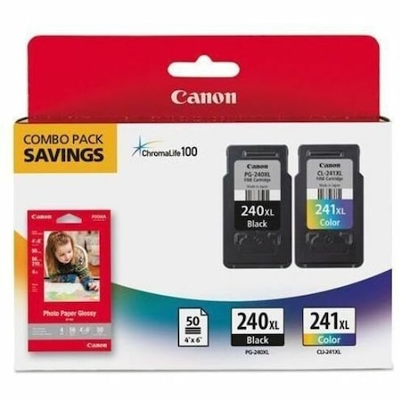 Canon Ink Cartridge Pg240Xl Cl241Xl Combo 5206B005