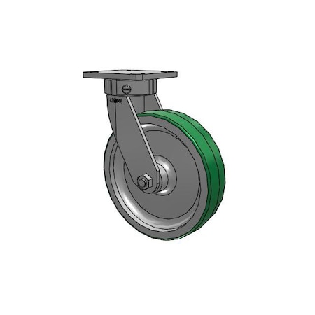 Albion Caster, Kingpinless, 6x2, 110PD08201S 110PD08201S