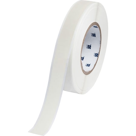 Brady Repositionable Vinyl Cloth Wire and General ID Labels 0.75 in W x 100 ft L White THT-750-498