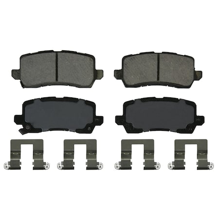 Wagner Brake QuickStop Rear Disc Brake Pad Set Ceramic,  ZD1698
