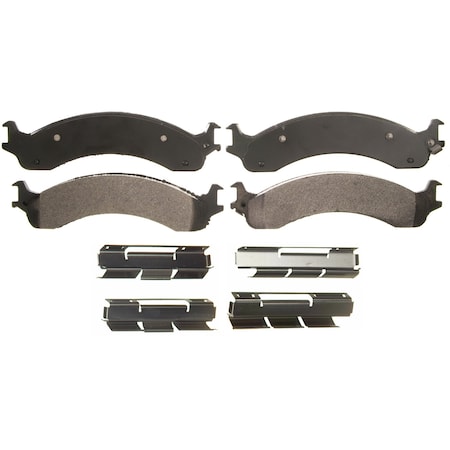 Wagner Brake QuickStop Front Disc Brake Pad Set Semi-Metallic,  ZX859