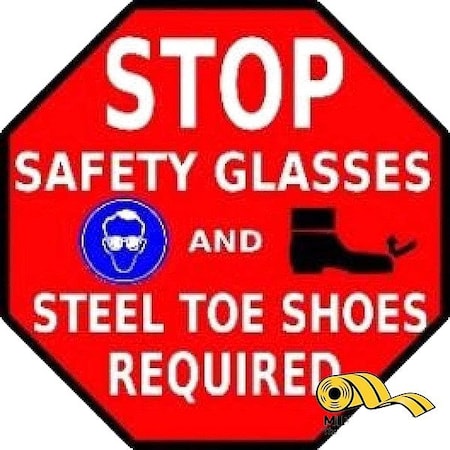 Mighty Line Floor Sign, 16 in H STPsgstr16