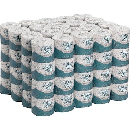 Georgia-Pacific Angel Soft Professional Series, Standard Core, 2 Ply, 450 Sheets, White, 80 PK 16880