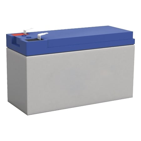 Sure-Lites Replacement Battery, Lead-Calcium Battery, 7 Ah Battery, Plastic Housing Material E12V7AHBAT