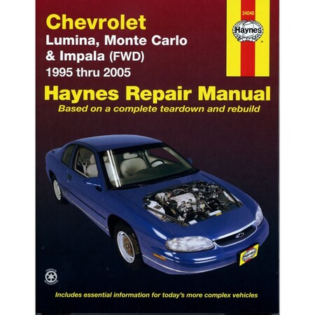 Haynes Manuals CHEV LUMINA & MONTE CARLO/95-05 24048