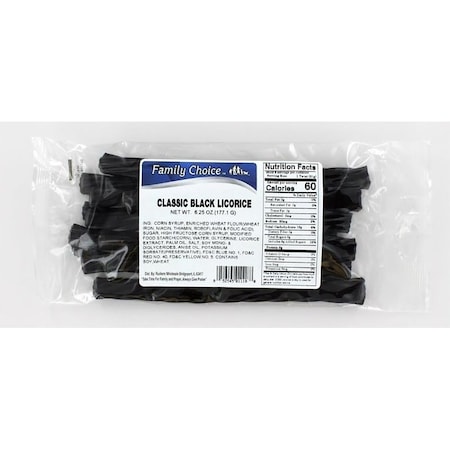 Family Choice Licorice, Classic Black Flavor, 7 oz 1118