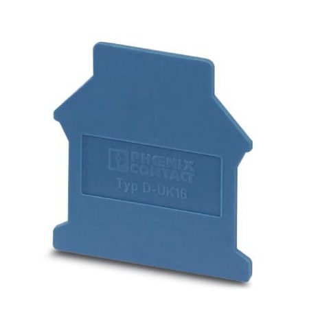 Phoenix Contact D-UK 16 BU End cover length: 42.5 mm 3006108