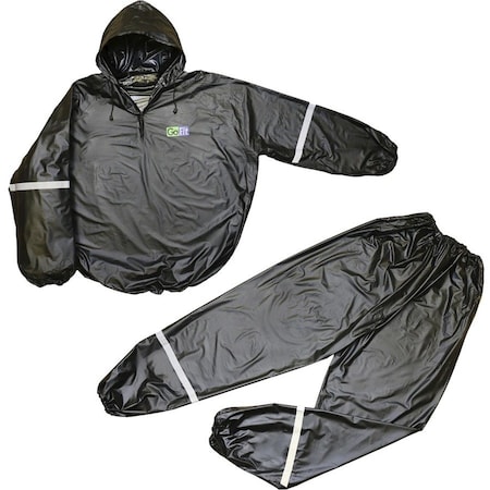 Gofit 2-Piece Hooded Sweat Suit (Small/Medium) GF-TTH-S/M