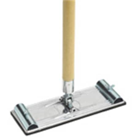 Marshalltown Sander Head with Pole, Aluminum, Drywall Sander, Wingnut Clamp, 11 1/4" Sander Head, 48" Long Pole PS660A