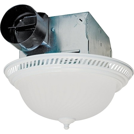 Air King Air King DRLC703 Exhaust Fan, 70 cfm, Fluorescent Lamp, 1.6 A, White DRLC703