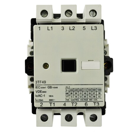 Brah Electric , Replacement 85A 600V 3P with 110/120VAC Coil for World Series Contactor 3TF4922-0AK6 B3TF4922-0AK6