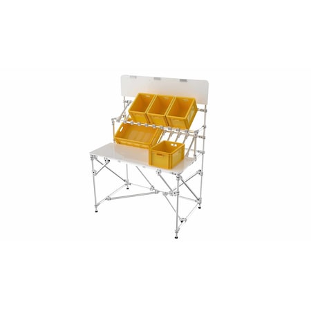 Trilogiq Packing And Assembly Station With Picking And Storage Level. 20406-04