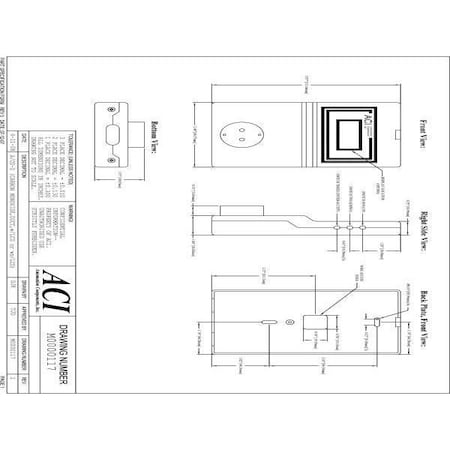 Aci Carbon Monoxide Sensor CO-D
