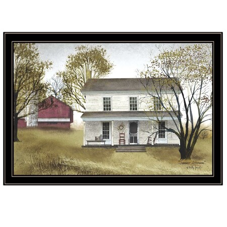 Homeroots Summer Afternoon 4 Black Framed Print Wall Art 404490