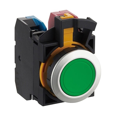 Idec Pushbutton 22MM 1NO Green CW4B-M1E10G