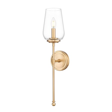 Z-Lite Dominique Modern Gold 1 Light Wall Sconce 2012-1S-MGLD