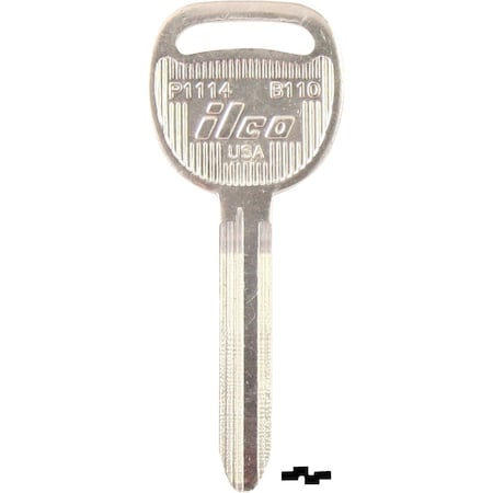 Ilco GM Nickel Plated Automotive Key B110 / P1114, 10PK IAL00000592