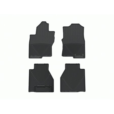 Weathertech Black, Front and Rear All Weather Floor Mats W608-W610