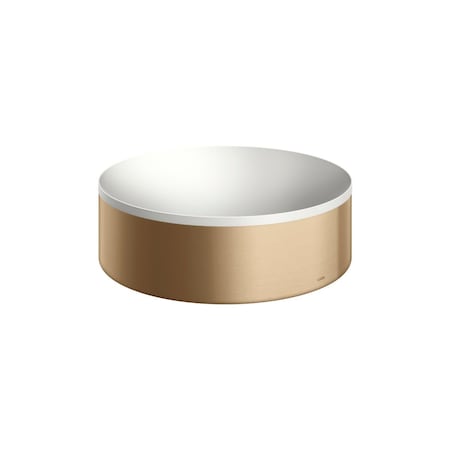Axor Suite Sinks Round Sink without Overflow, 11 3/4" in Brushed Bronze 42000140
