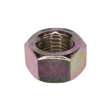 Auveco Grade 8 Hex Nut 3/8in-24 Zinc Yellow, 100PK 15651