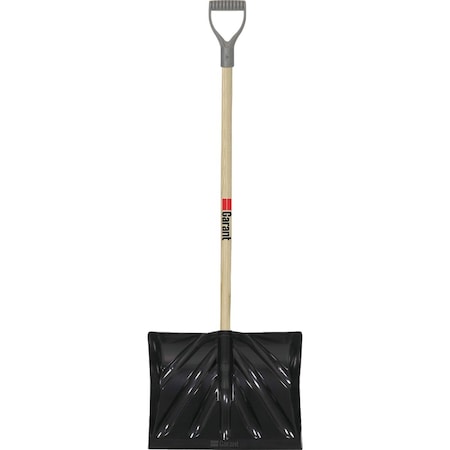 Garant Nordic 18'' Poly Snow Shovel with 42.25'' Wood Handle NPM18KD