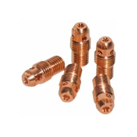 Best Welds Collet Body, 3/32 in, Used on 9, 20 Torches, Standard, 5PK 900-13N28
