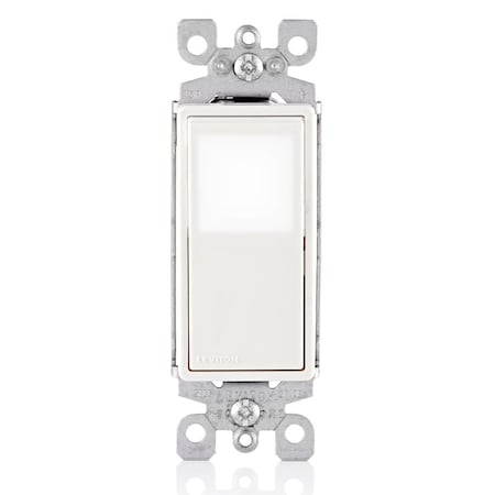 Leviton Wall Switch, White, 120/277V AC, Commercial L5613-2W
