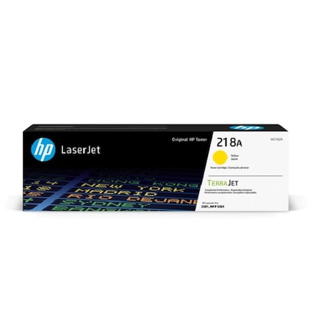Hp 218A (W2182A) Yellow Original LaserJet Toner Cartridge (1,200 Yield) W2182A