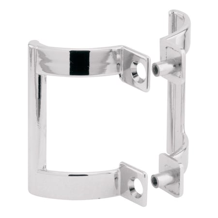 Prime-Line Prime-Line 2 in. H X 1-1/5 in. W Chrome Silver Frameless Shower Door Handle M 6158
