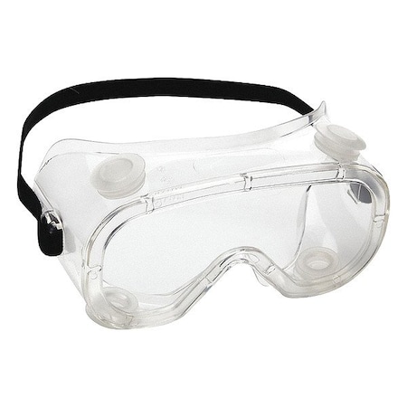 Sellstrom Safety Goggles, Clear Lens, Anti-Fog, Indirect Vent, Chemical Splash, PVC Frame, 812 Series S81210
