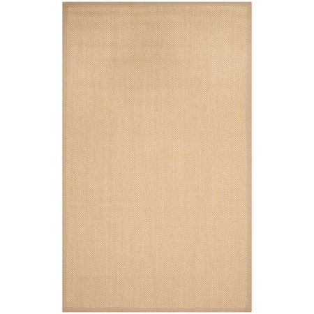 Safavieh Natural Fiber Medium Rectangle Area RugMaize & Linen 5 x 8 ft. NF141B-5