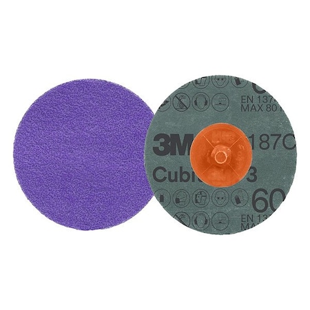 3M Cubitron Quick-Change Disc, Ceramic, PK50 7100332836