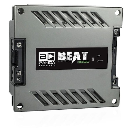 Banda High Power Vehicle Audio Mono Bass Amplifier w/Subsonic Filter and Low Pass Filter Stable at 2 ohms BEAT3000.2
