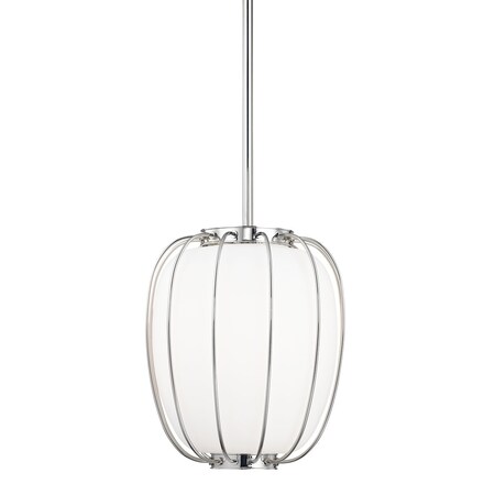Hudson Valley Lighting Ephron 1 Light Pendant 14 In. Polished Nickel 5114-PN