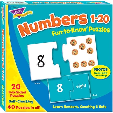 Trend Enterprises Numbers 1-20 Fun-to-Know® Puzzles T36003