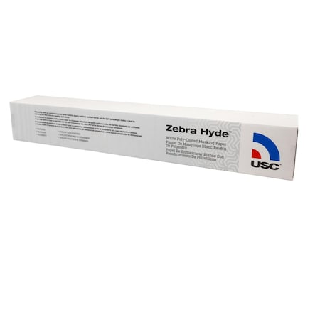 Us Chemical & Plastics Zebra Hyde Premium Masking Paper, 36 in W x 738 ft L, White 39036