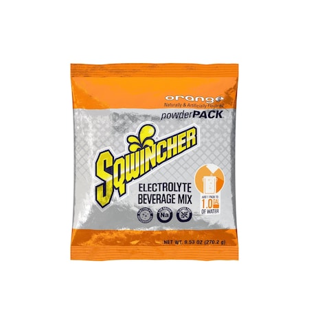 Sqwincher Sports Drink Mix Powder 9.5 oz., Orange, PK20 159016004