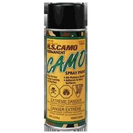 Hunters Specialties 16Oz Flat Blk Camo Spray Paint 635308