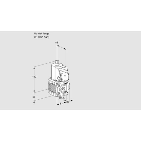 Honeywell Kromschroder VAS3-/40R/NW KS88032258