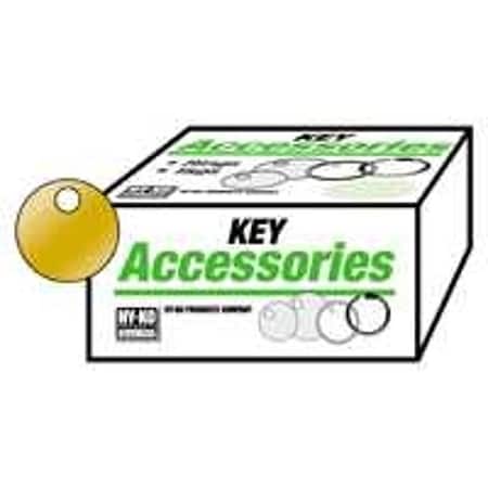 Hy-Ko Key Tag, Round, Brass KB147