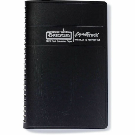House Of Doolittle 5 x 8" Express Track Weekly Appointment Book/Monthly Planner, White HOD29402