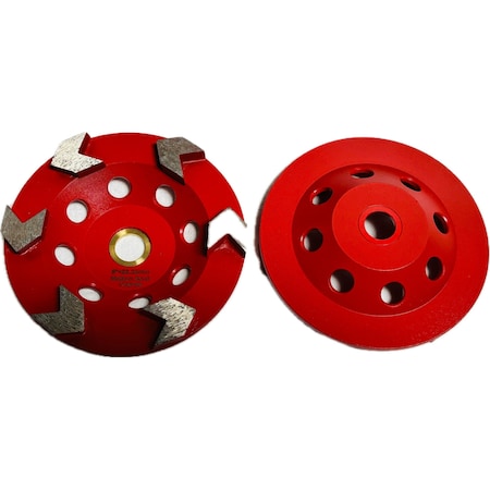 Vantage Product Arrow Segmented Cupwheel, Concrete Cutting, 7'', Medium ASW0506A3-M