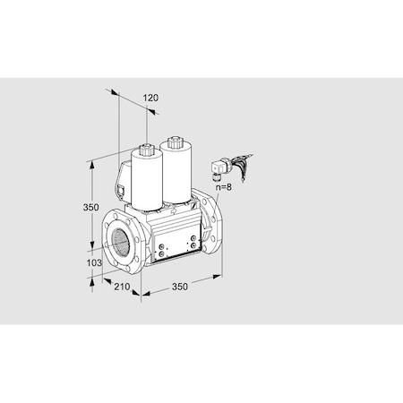 Honeywell Kromschroder VCS8100F05NNWLB/PPPP/PPPP KS88206892