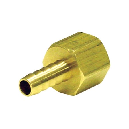 Jmf 0.312 x 0.375 in. Brass Hose Barb Adapter- pack of 5, 5PK 4504478