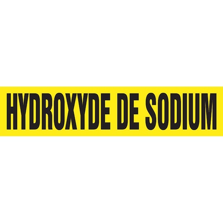 Accuform FRENCH PIPE MARKER HYDROXYDE DE CRPK645SSH
